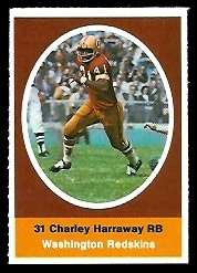 1972 Sunoco Stamps      611     Charlie Harraway